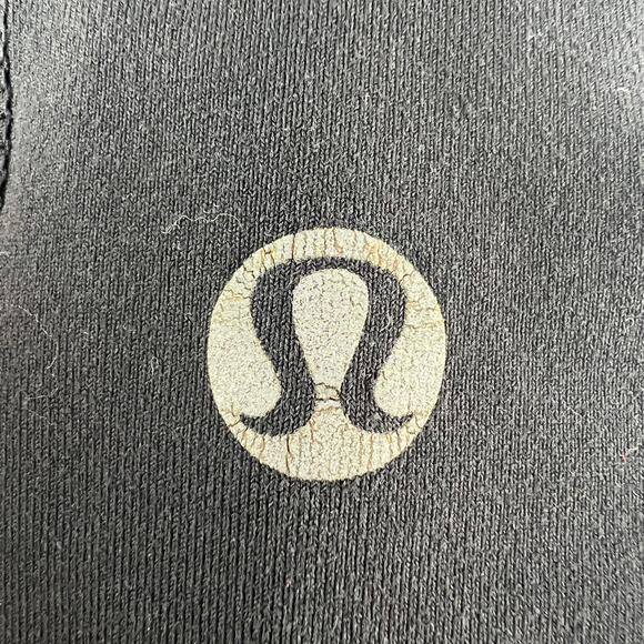 Lululemon Black Leggings Stretch Mid-Rise Ruched Ankle Pocket Pull-On Size 4 - Picture 6 of 6